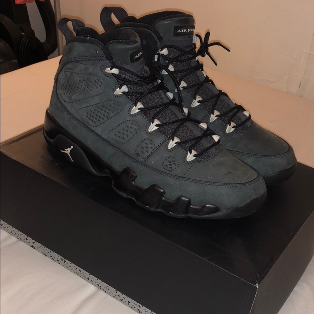 Dark Grey Air Jordan 9’s flight club